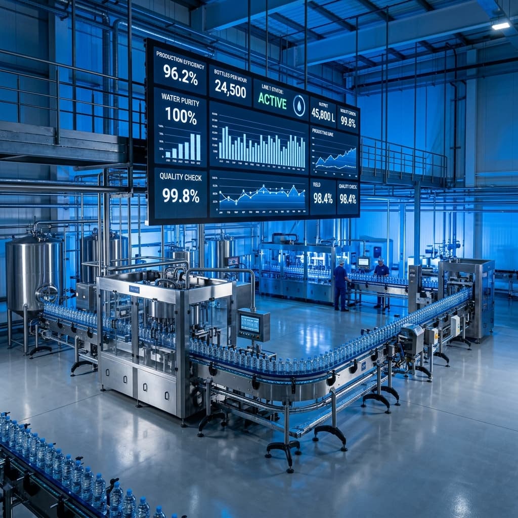Aquzio ERP — Water Manufacturing ERP engineered by Webzio Technology