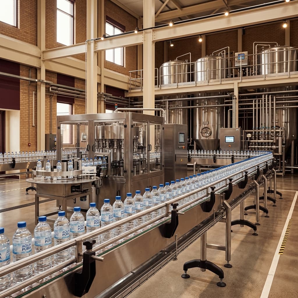 Aquzio Packaged Water Plant Production Line